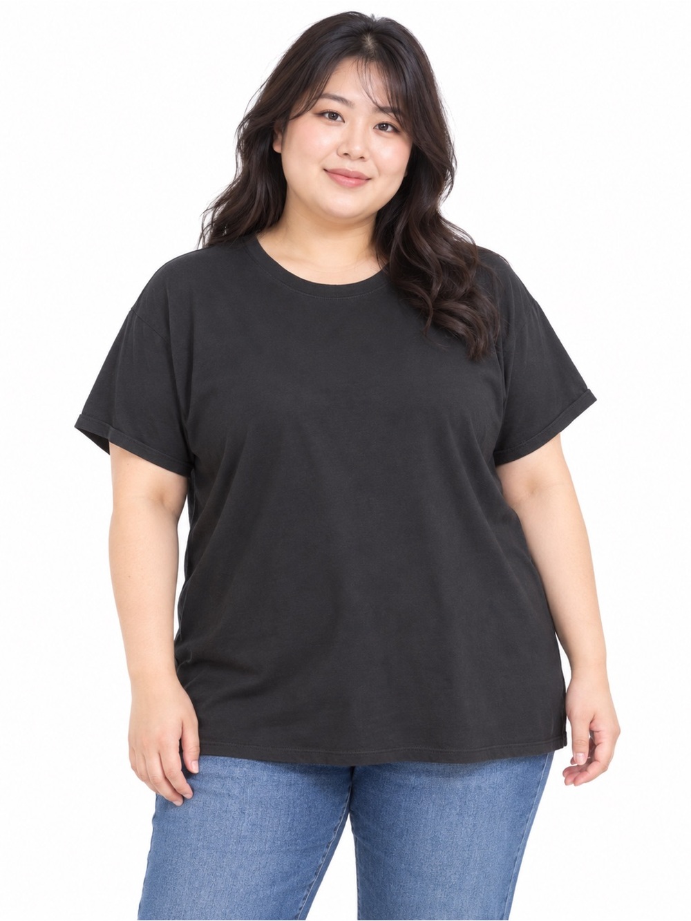 Just My Size Women’s Black Short Sleeve T-Shirt – Size 3X 22W/24W